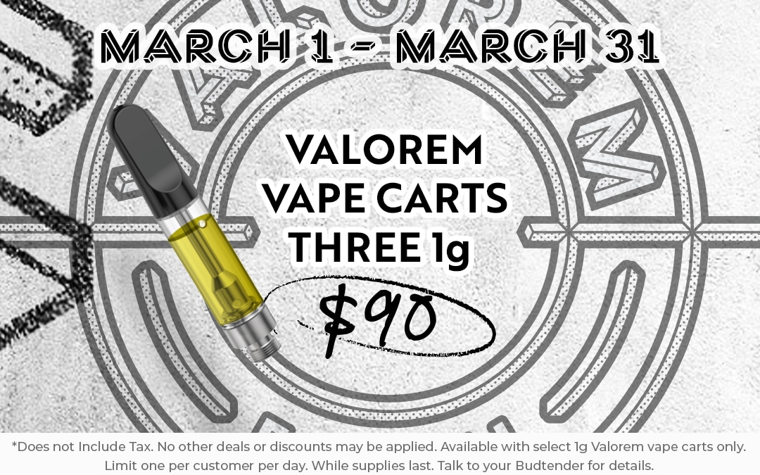 Mix & Match Valorem Vapes 3g for $90