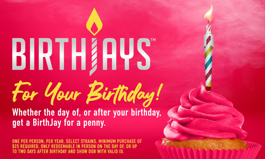 Get a $.01 BirthJay on Your Birthday with $25 Purchase